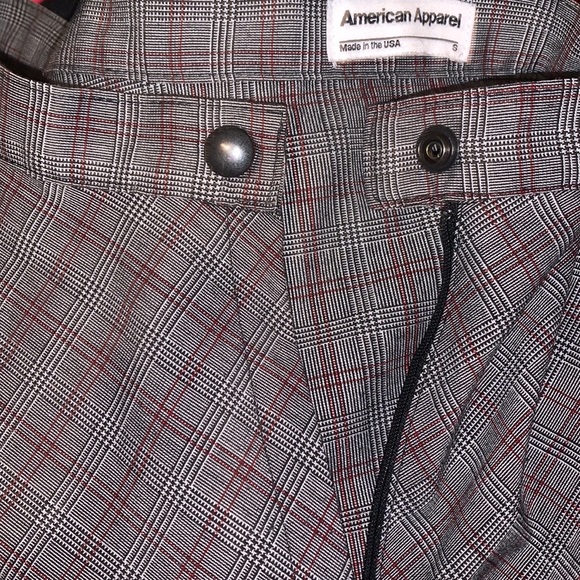 American Apparel Plaid Mini Skirt Small AA - Picture 3 of 4